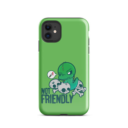 NOT FRIENDLY - Tough Case for iPhone® - ChubbleGumLLC