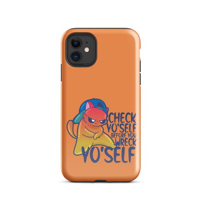 CHECK YOSELF - Tough Case for iPhone® - ChubbleGumLLC