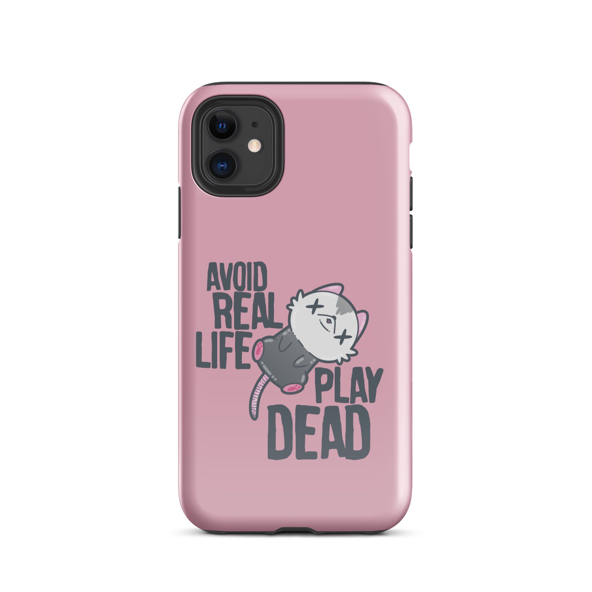 AVOID REAL LIFE PLAY DEAD - Tough Case for iPhone® - ChubbleGumLLC