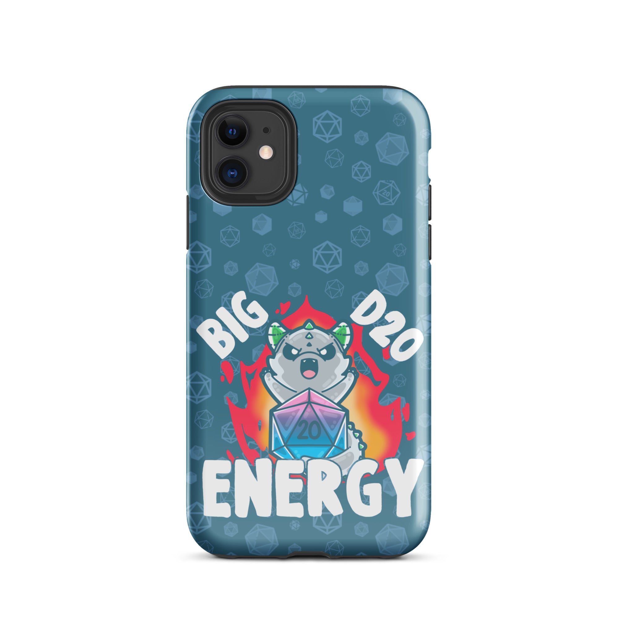 BIG D20 ENERGY W/BACKGROUND - Tough Case for iPhone®