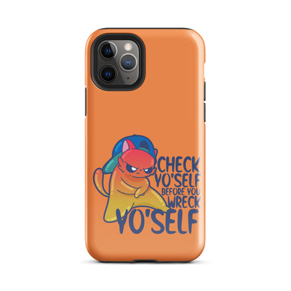 CHECK YOSELF - Tough Case for iPhone® - ChubbleGumLLC