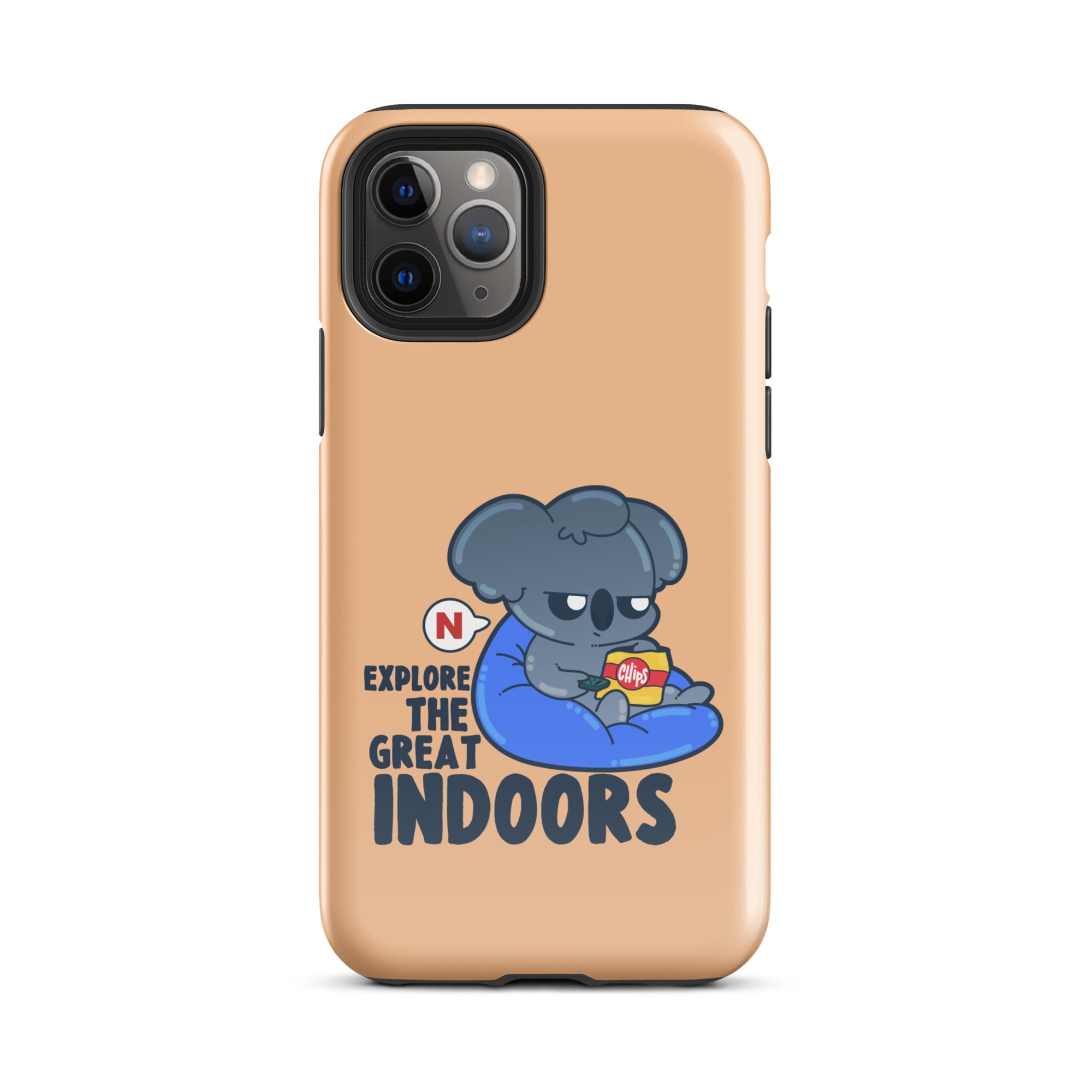 EXPLORE THE GREAT INDOORS - Tough Case for iPhone® - ChubbleGumLLC