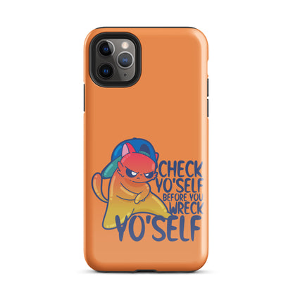 CHECK YOSELF - Tough Case for iPhone® - ChubbleGumLLC