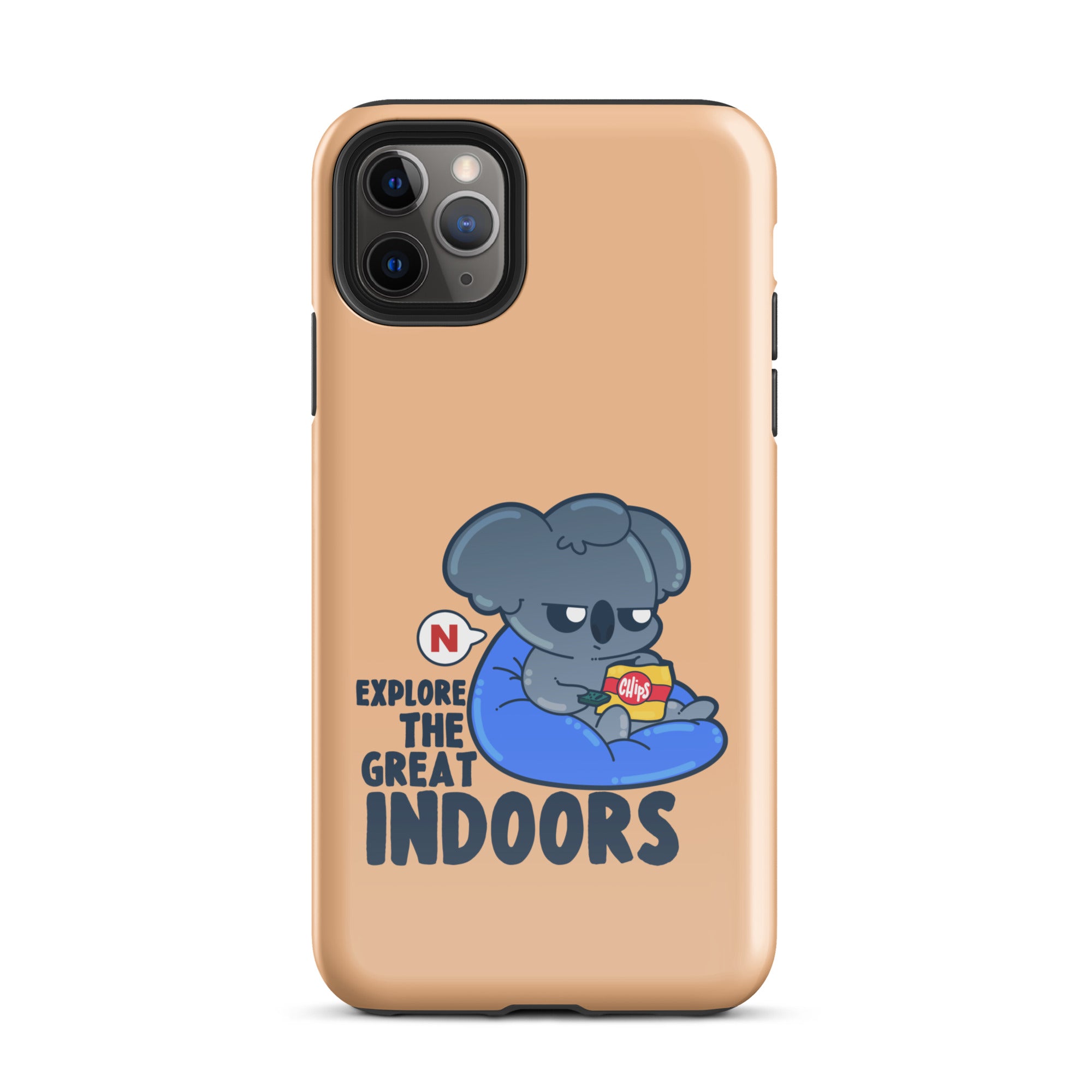 EXPLORE THE GREAT INDOORS - Tough Case for iPhone® - ChubbleGumLLC