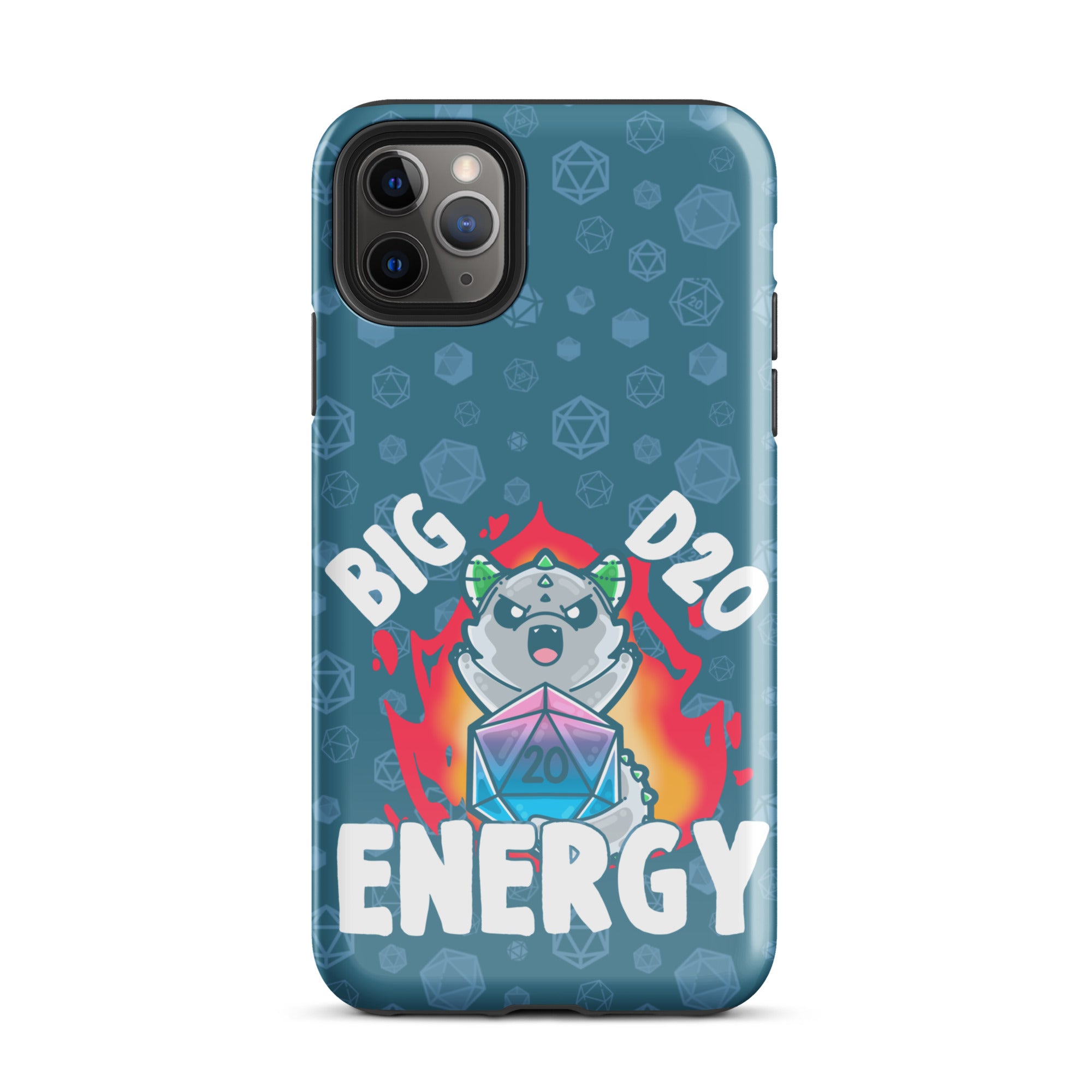 BIG D20 ENERGY W/BACKGROUND - Tough Case for iPhone®