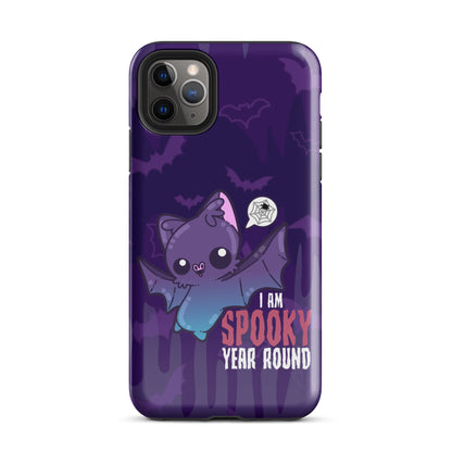 I AM SPOOKY YEAR ROUND W/BACKGROUND - Tough Case for iPhone®