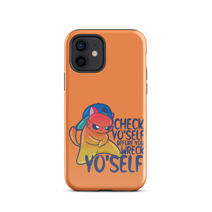 CHECK YOSELF - Tough Case for iPhone® - ChubbleGumLLC