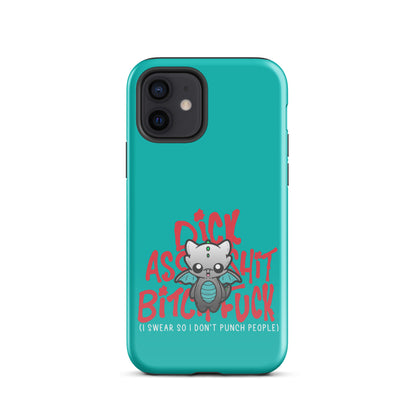 I SWEAR SO I DONT PUNCH PEOPLE - Tough Case for iPhone® - ChubbleGumLLC