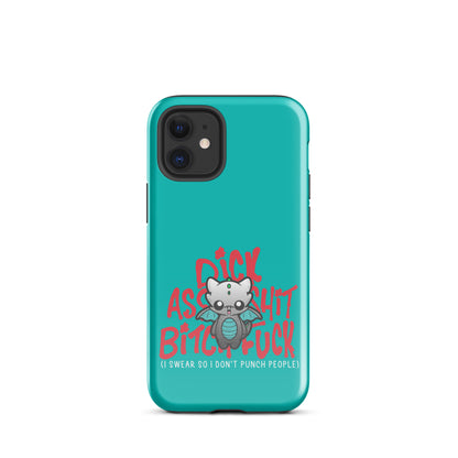 I SWEAR SO I DONT PUNCH PEOPLE - Tough Case for iPhone® - ChubbleGumLLC