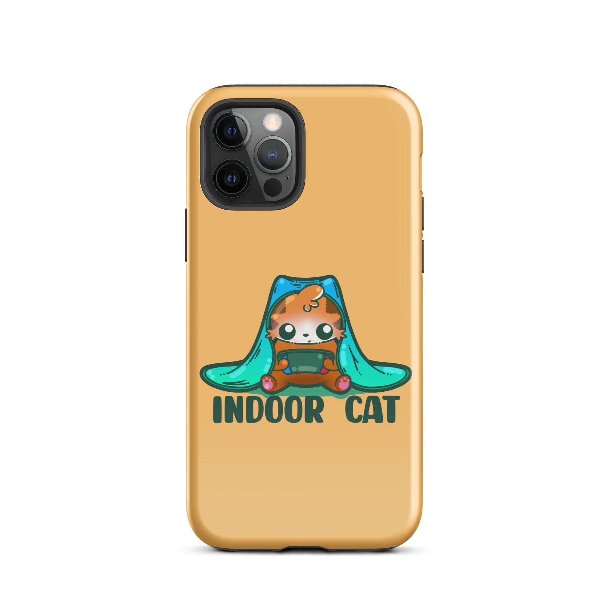 INDOOR CAT - Tough Case for iPhone® - ChubbleGumLLC