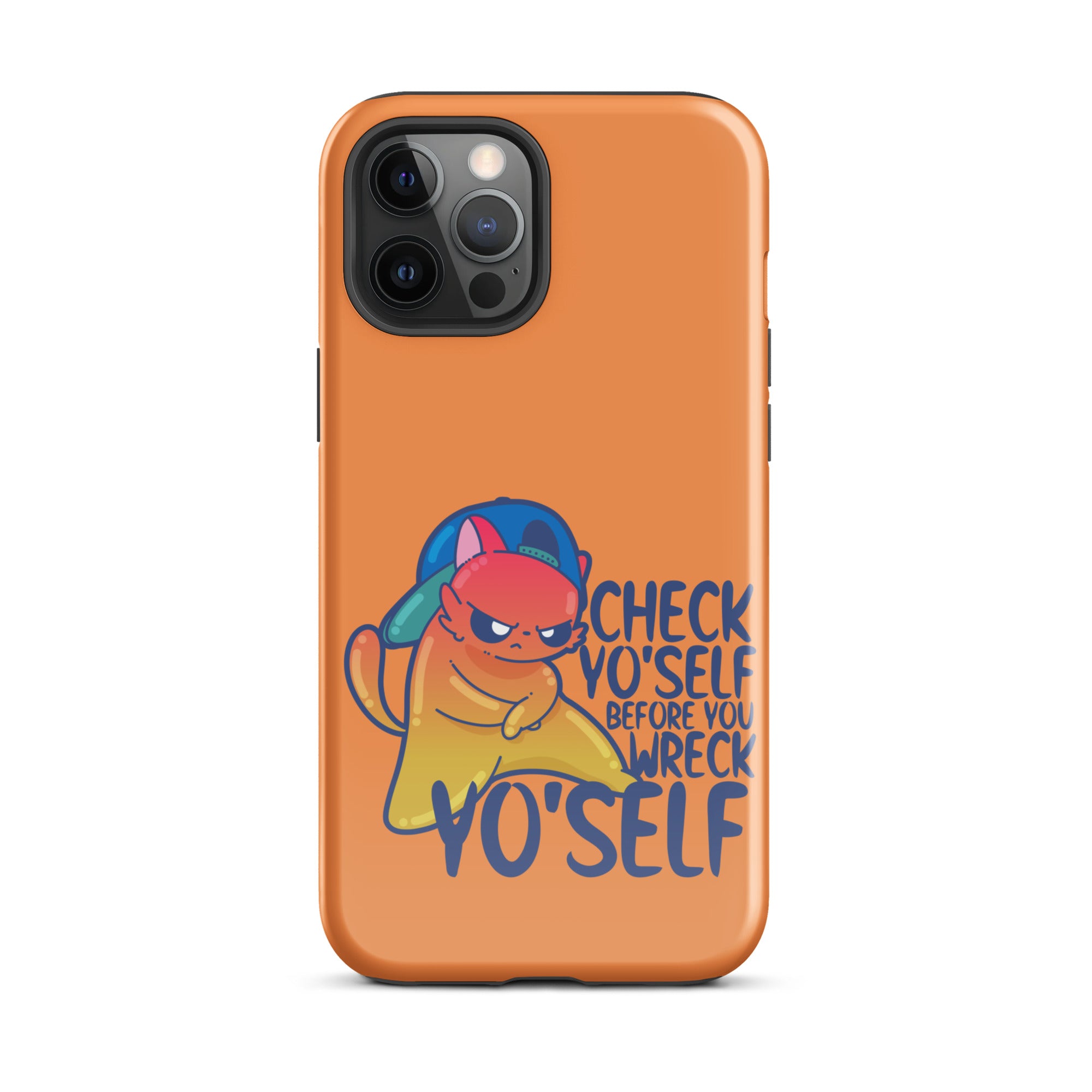 CHECK YOSELF - Tough Case for iPhone® - ChubbleGumLLC