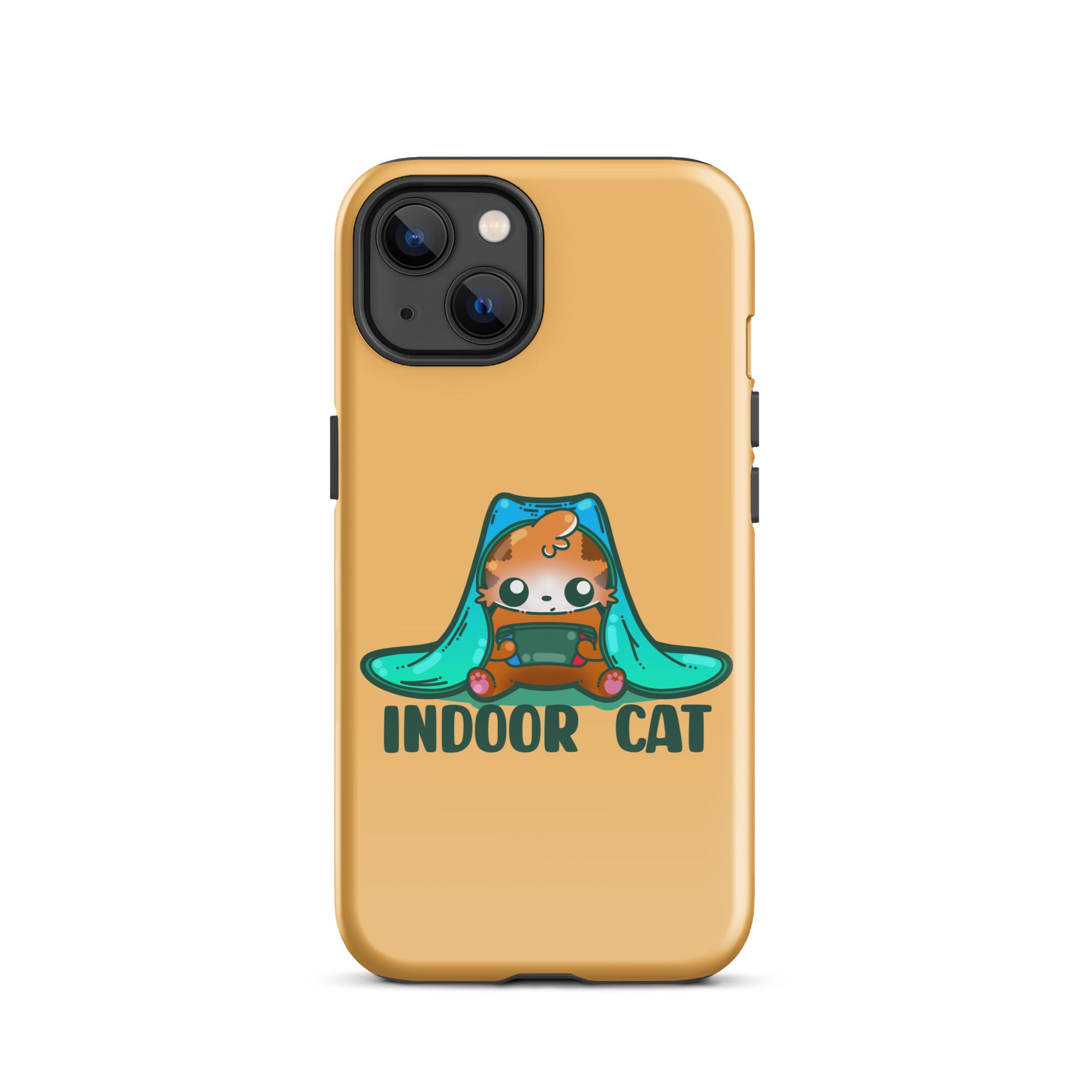 INDOOR CAT - Tough Case for iPhone® - ChubbleGumLLC