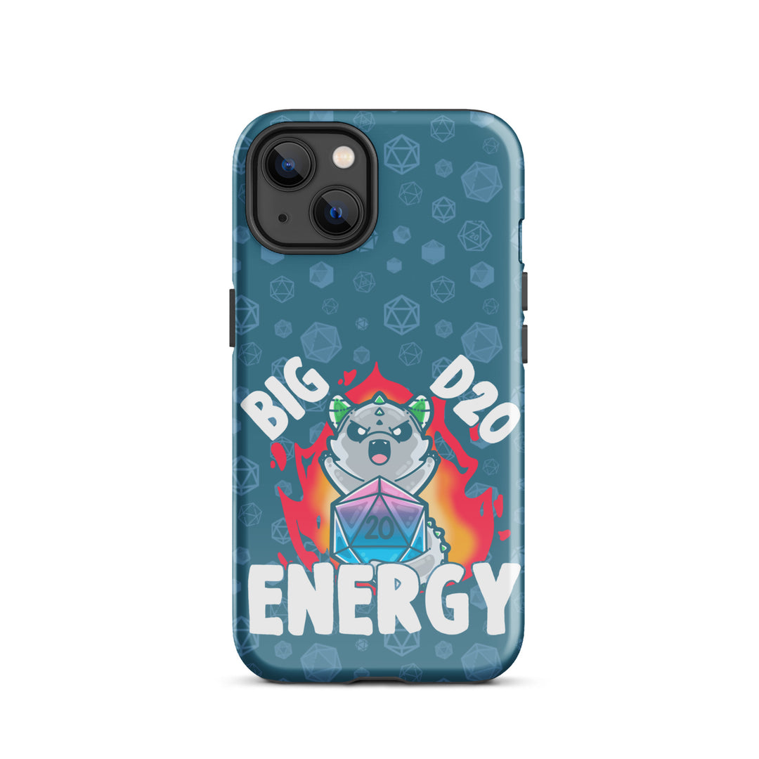 BIG D20 ENERGY W/BACKGROUND - Tough Case for iPhone®