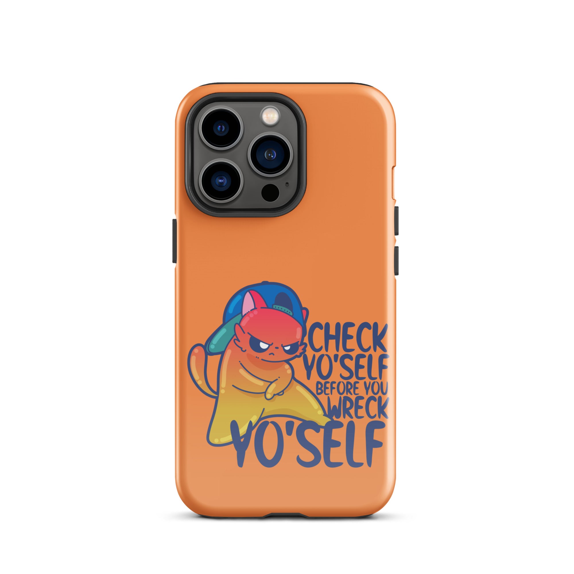 CHECK YOSELF - Tough Case for iPhone® - ChubbleGumLLC