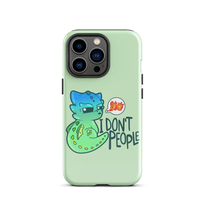 I DONT PEOPLE - Tough Case for iPhone® - ChubbleGumLLC