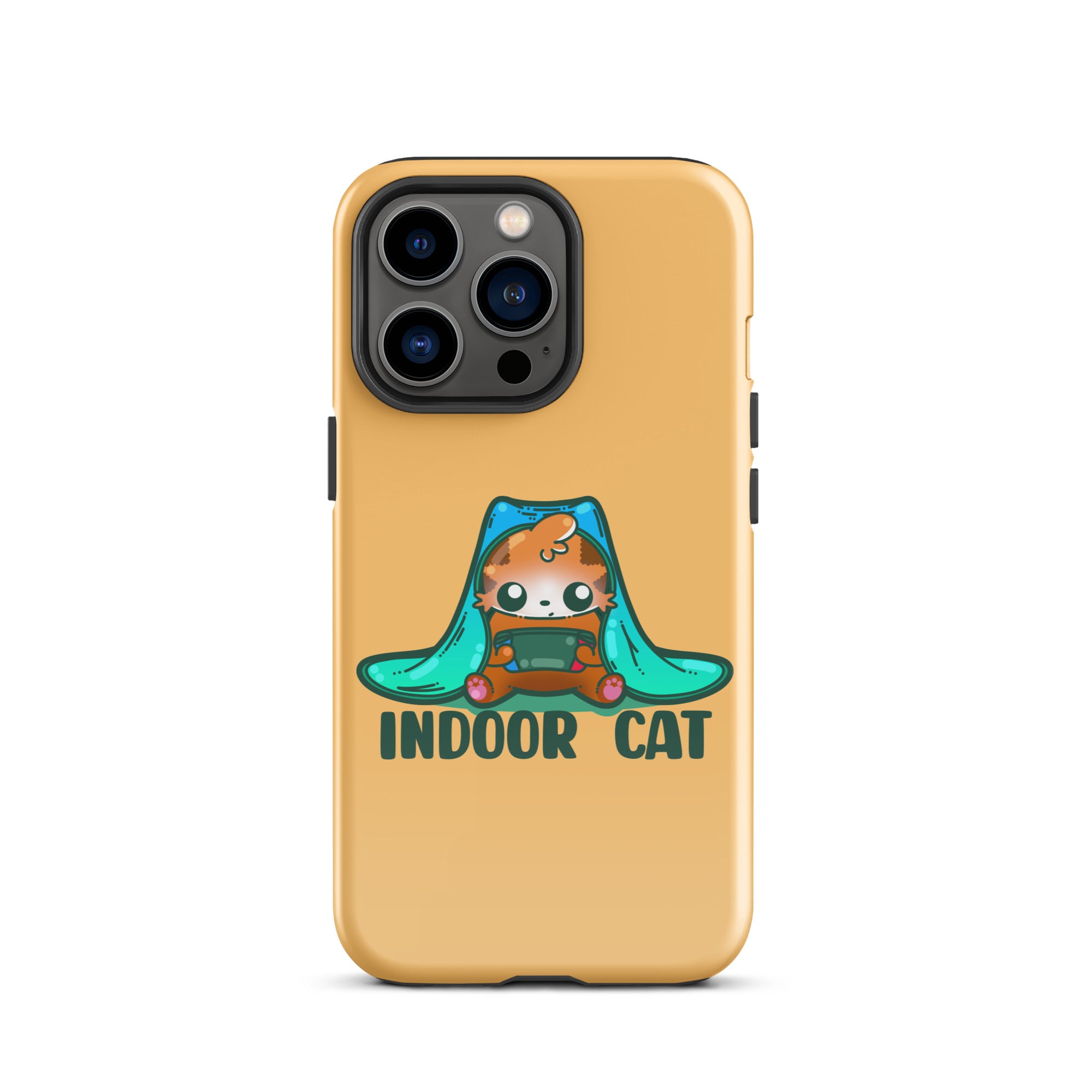 INDOOR CAT - Tough Case for iPhone® - ChubbleGumLLC