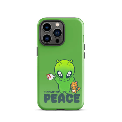 I COME IN PEACE - Tough Case for iPhone® - ChubbleGumLLC