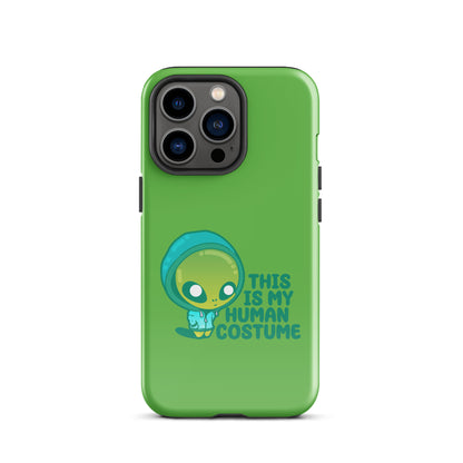 THIS IS MY HUMAN COSTUME - Tough Case for iPhone® - ChubbleGumLLC