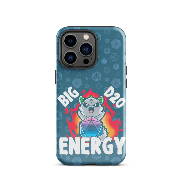 BIG D20 ENERGY W/BACKGROUND - Tough Case for iPhone®