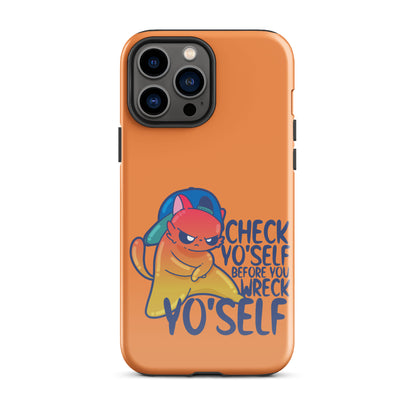 CHECK YOSELF - Tough Case for iPhone® - ChubbleGumLLC