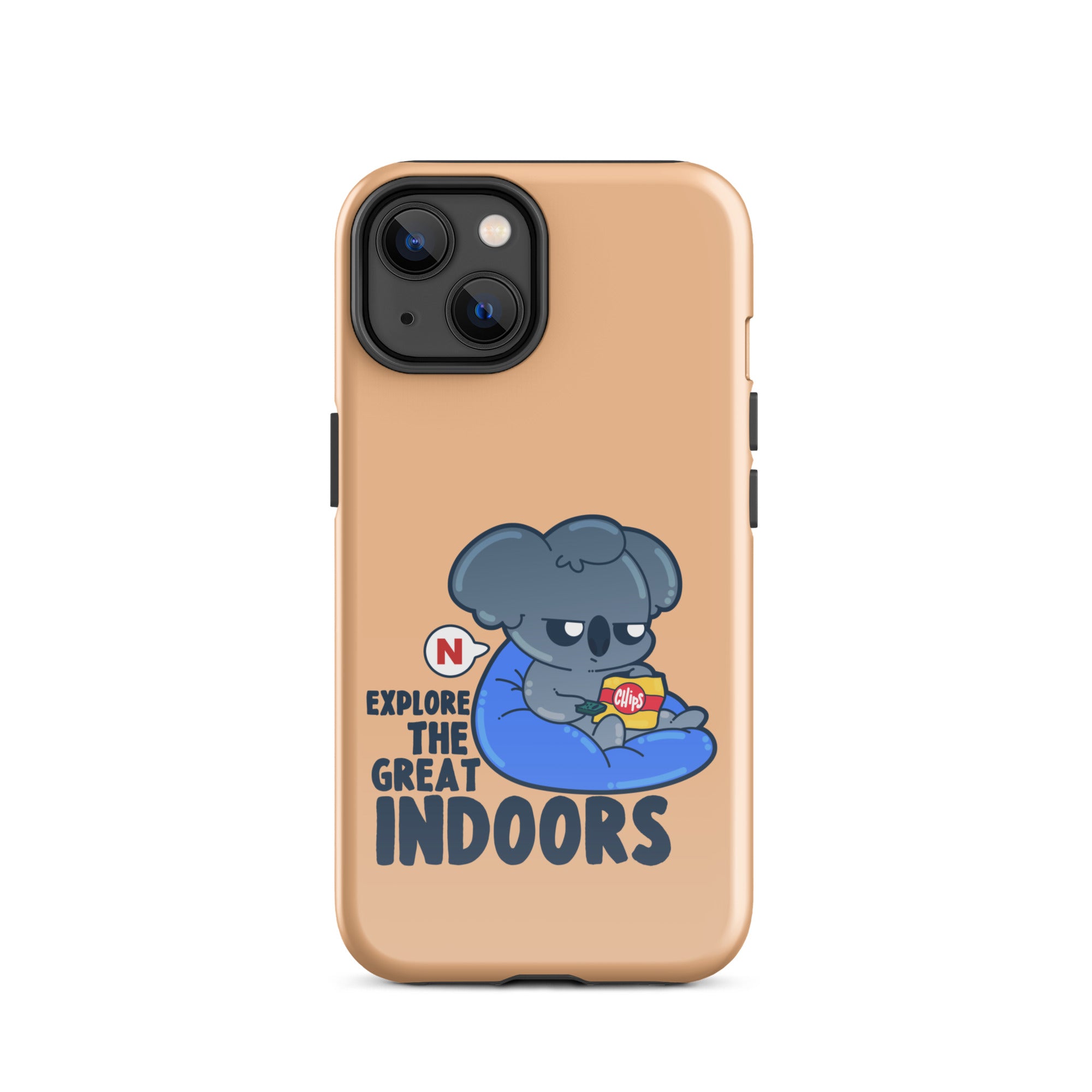 EXPLORE THE GREAT INDOORS - Tough Case for iPhone® - ChubbleGumLLC