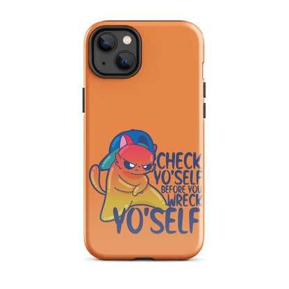 CHECK YOSELF - Tough Case for iPhone® - ChubbleGumLLC