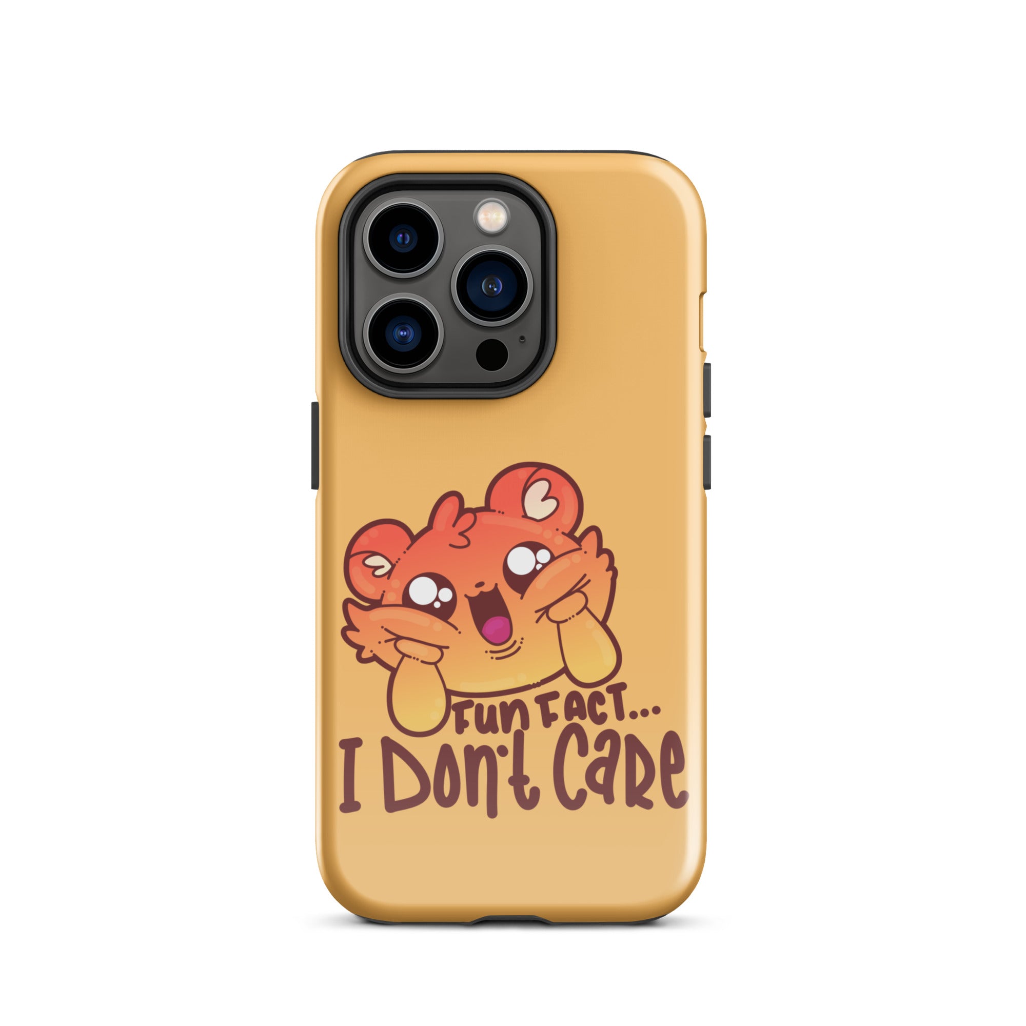 FUN FACT I DONT CARE - Tough Case for iPhone® - ChubbleGumLLC