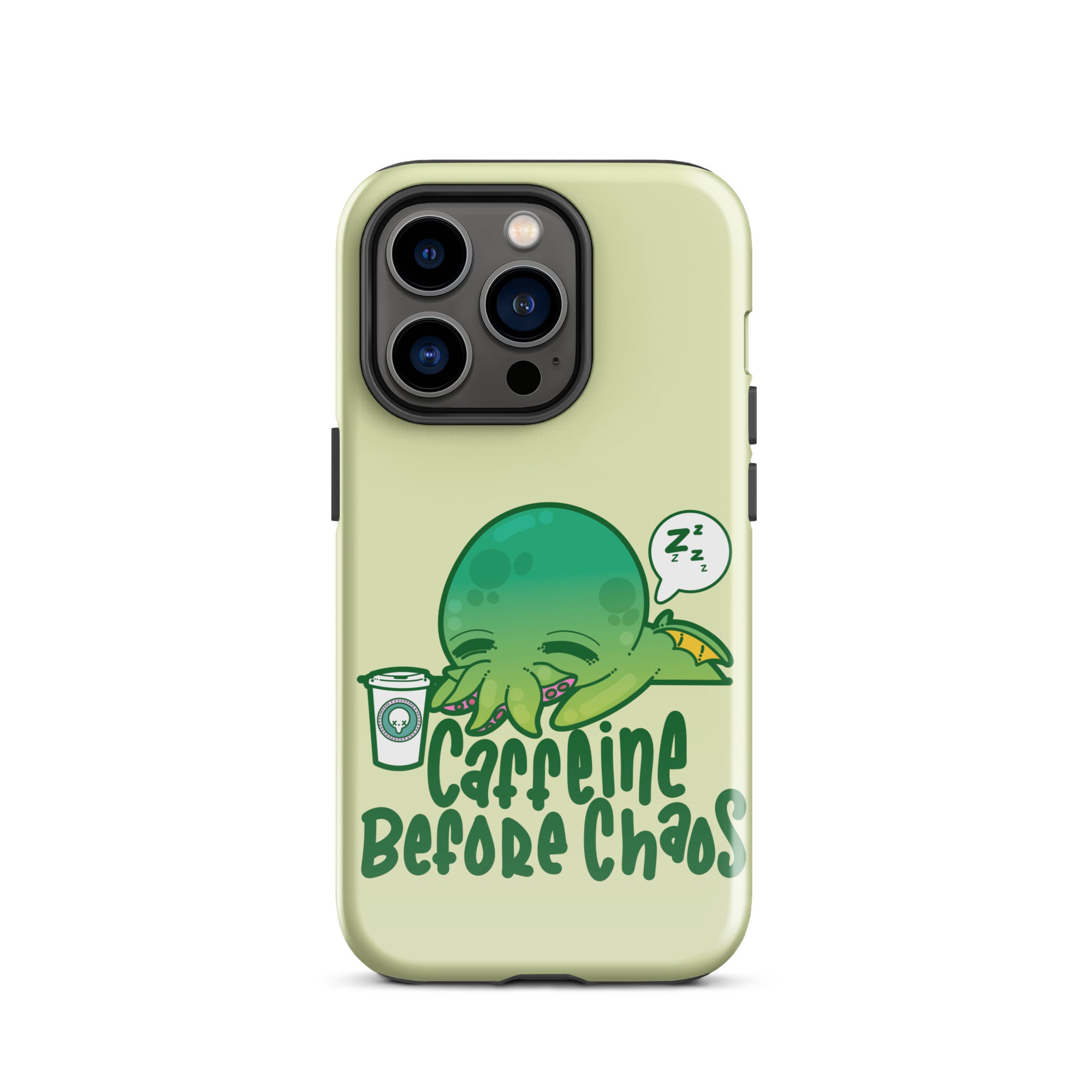 CAFFEINE BEFORE CHAOS - Tough Case for iPhone® - ChubbleGumLLC