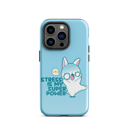 STRESS IS MY SUPERPOWER - Tough Case for iPhone® - ChubbleGumLLC