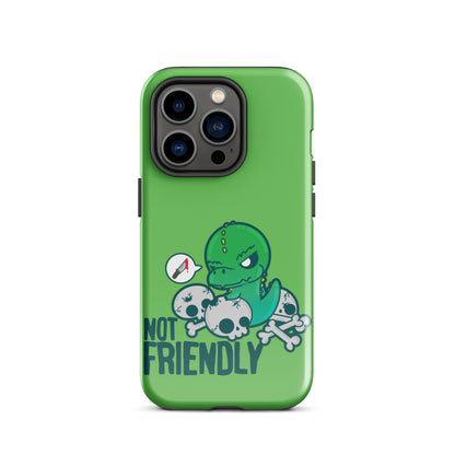 NOT FRIENDLY - Tough Case for iPhone® - ChubbleGumLLC