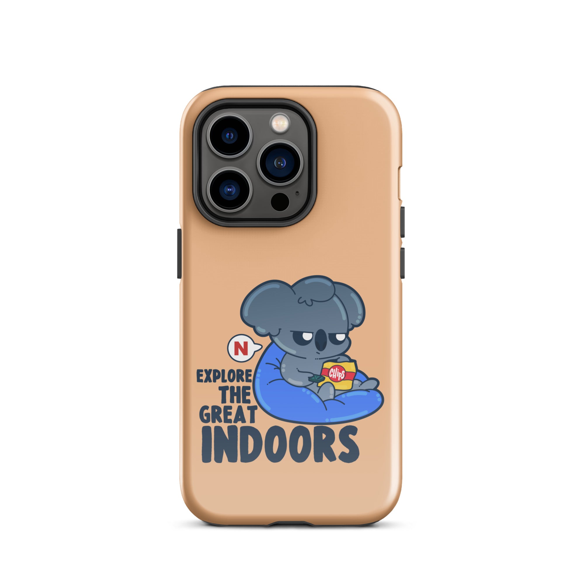 EXPLORE THE GREAT INDOORS - Tough Case for iPhone® - ChubbleGumLLC