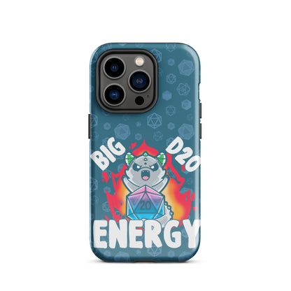 BIG D20 ENERGY W/BACKGROUND - Tough Case for iPhone®