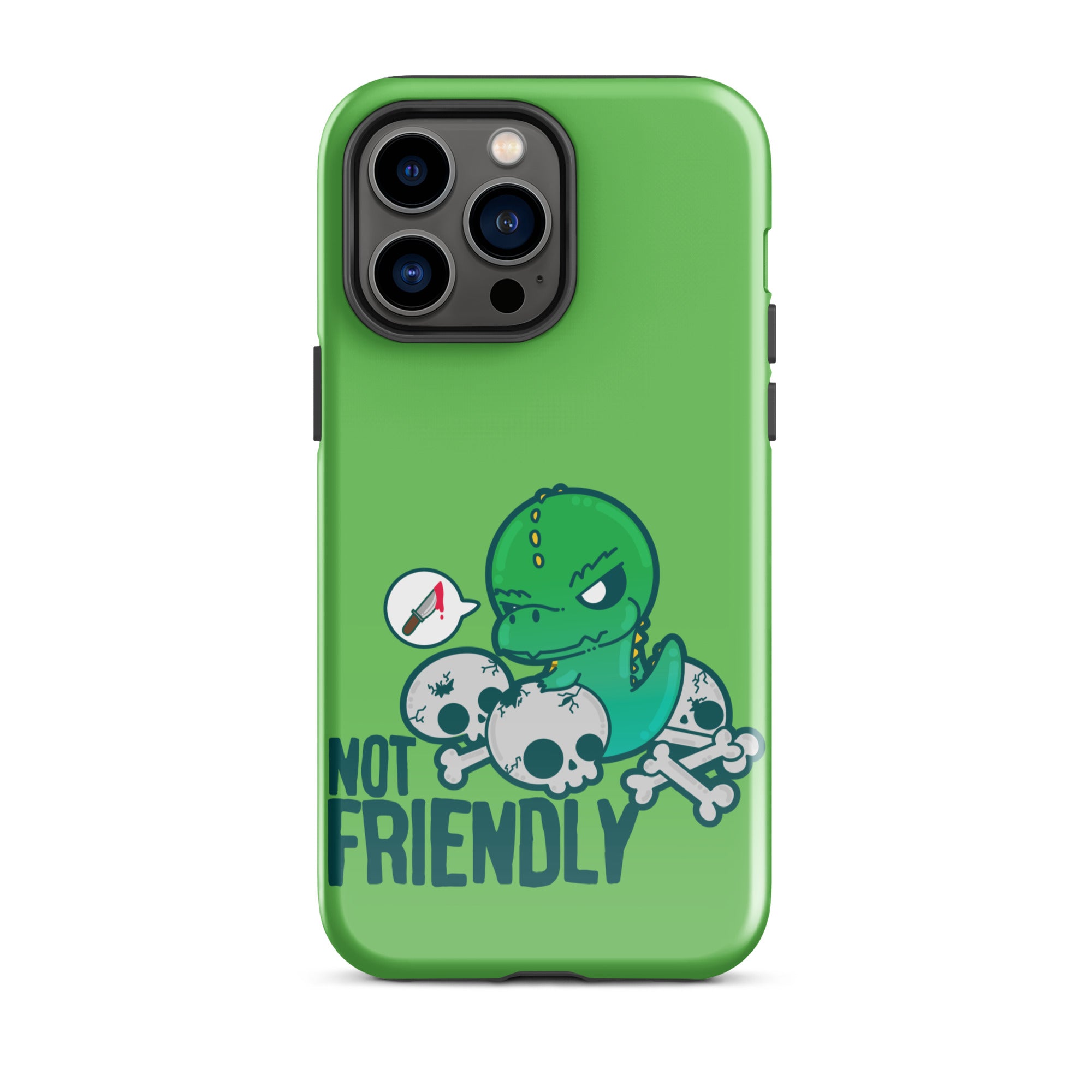 NOT FRIENDLY - Tough Case for iPhone® - ChubbleGumLLC