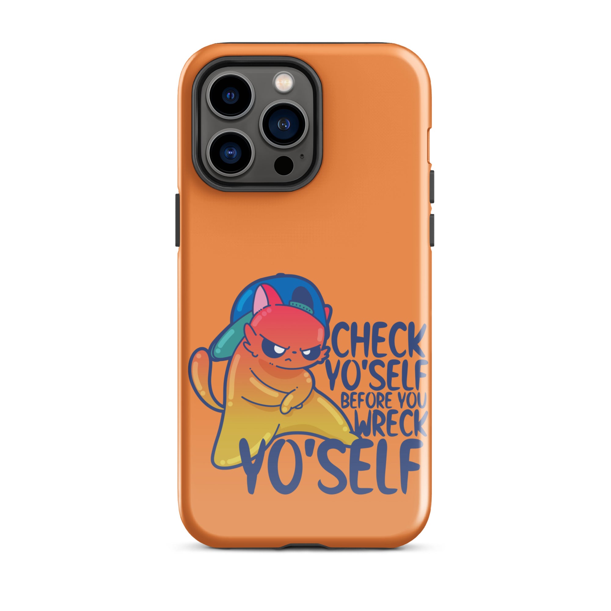 CHECK YOSELF - Tough Case for iPhone® - ChubbleGumLLC