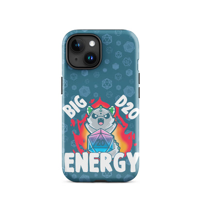 BIG D20 ENERGY W/BACKGROUND - Tough Case for iPhone®