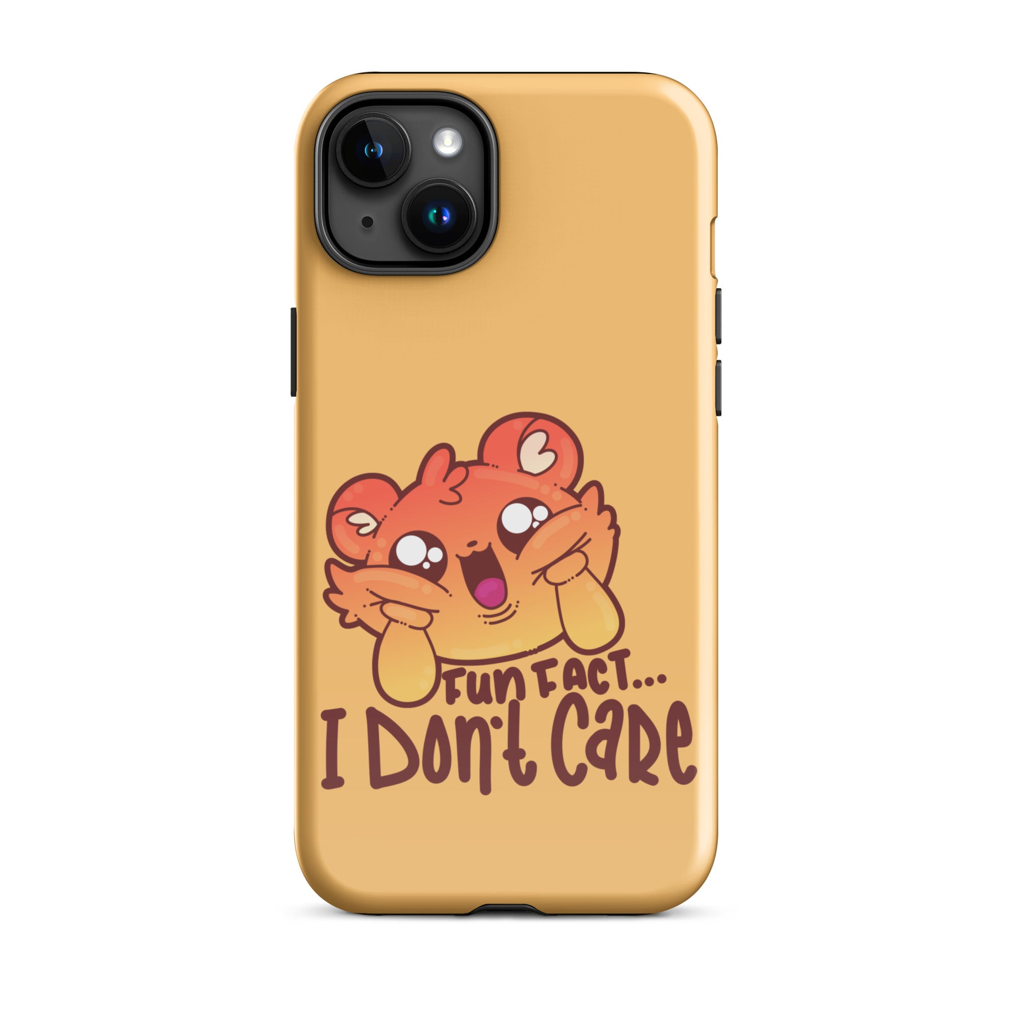 FUN FACT I DONT CARE - Tough Case for iPhone® - ChubbleGumLLC