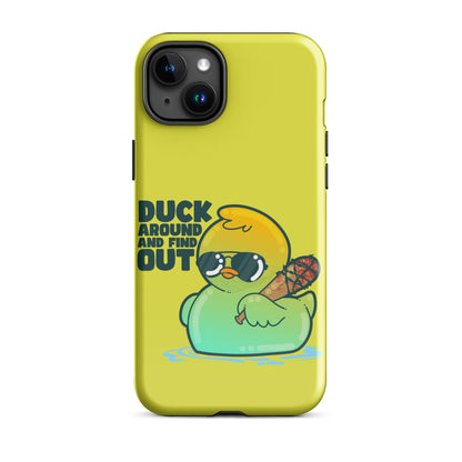 DUCK AROUND AND FIND OUT - Tough Case for iPhone® - ChubbleGumLLC