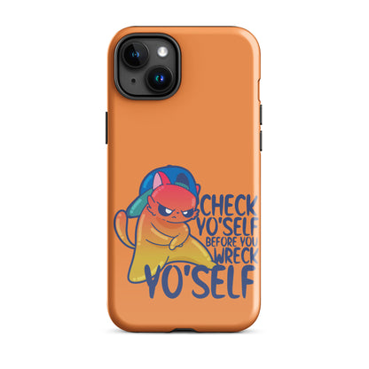 CHECK YOSELF - Tough Case for iPhone® - ChubbleGumLLC