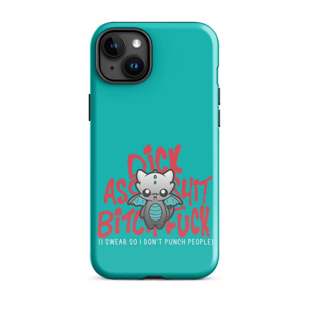 I SWEAR SO I DONT PUNCH PEOPLE - Tough Case for iPhone® - ChubbleGumLLC