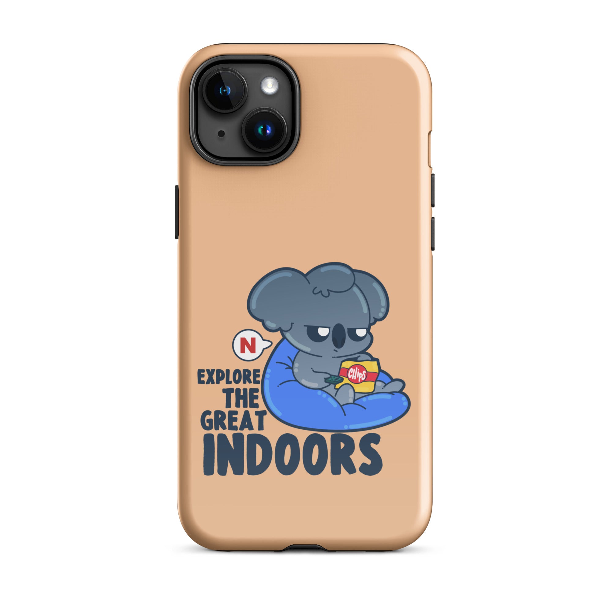 EXPLORE THE GREAT INDOORS - Tough Case for iPhone® - ChubbleGumLLC