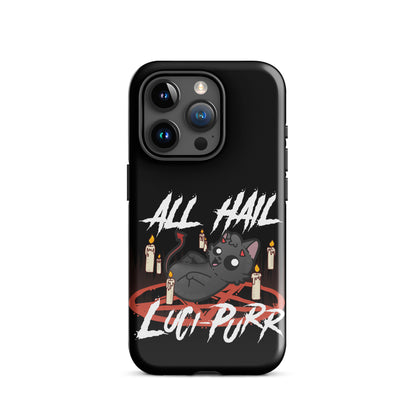 ALL HAIL LUCIPURR - Tough Case for iPhone® - ChubbleGumLLC