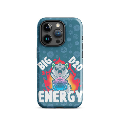 BIG D20 ENERGY W/BACKGROUND - Tough Case for iPhone®