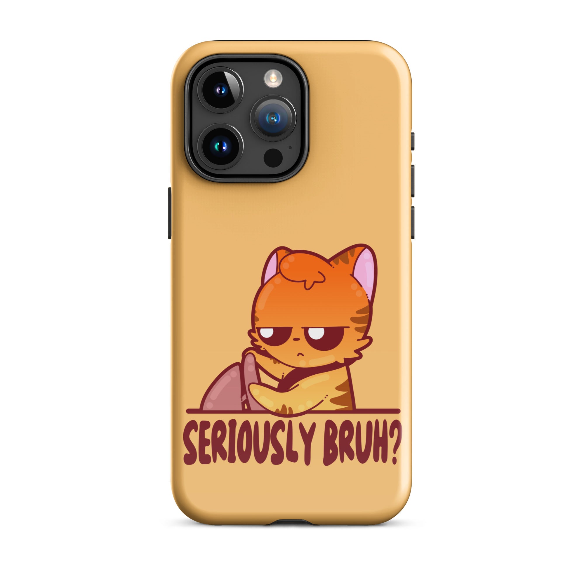 SERIOUSLY BRUH - Tough Case for iPhone® - ChubbleGumLLC