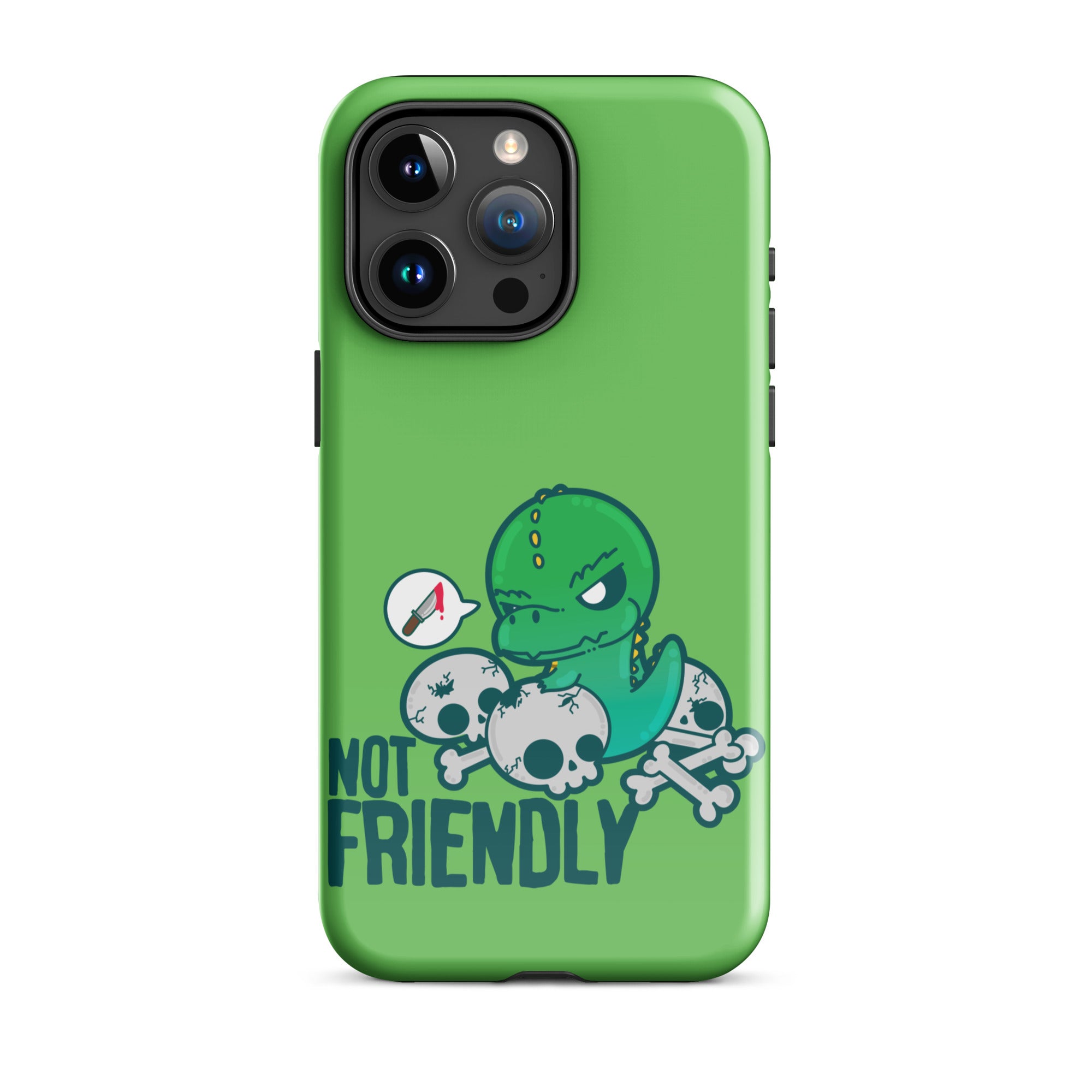 NOT FRIENDLY - Tough Case for iPhone® - ChubbleGumLLC