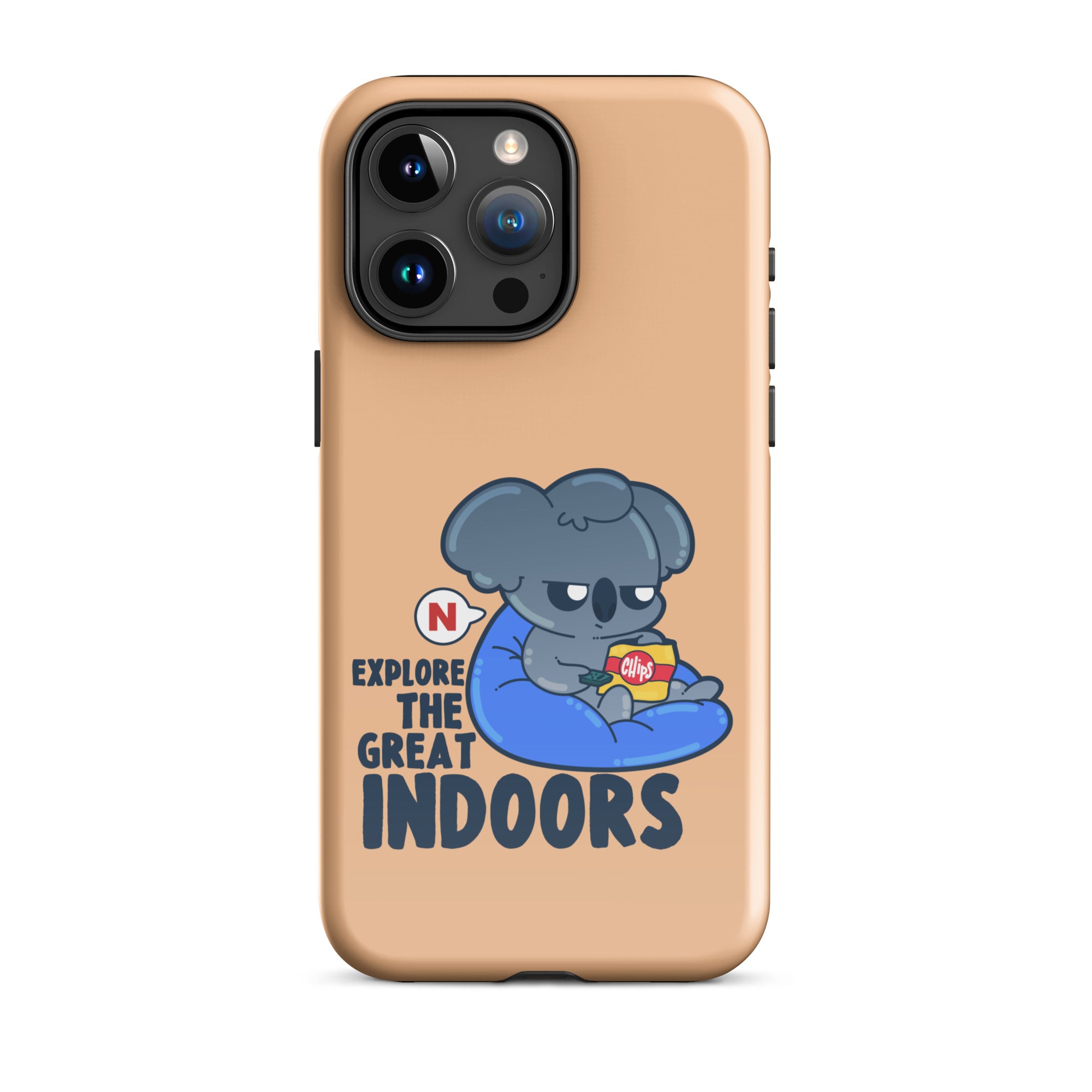 EXPLORE THE GREAT INDOORS - Tough Case for iPhone® - ChubbleGumLLC