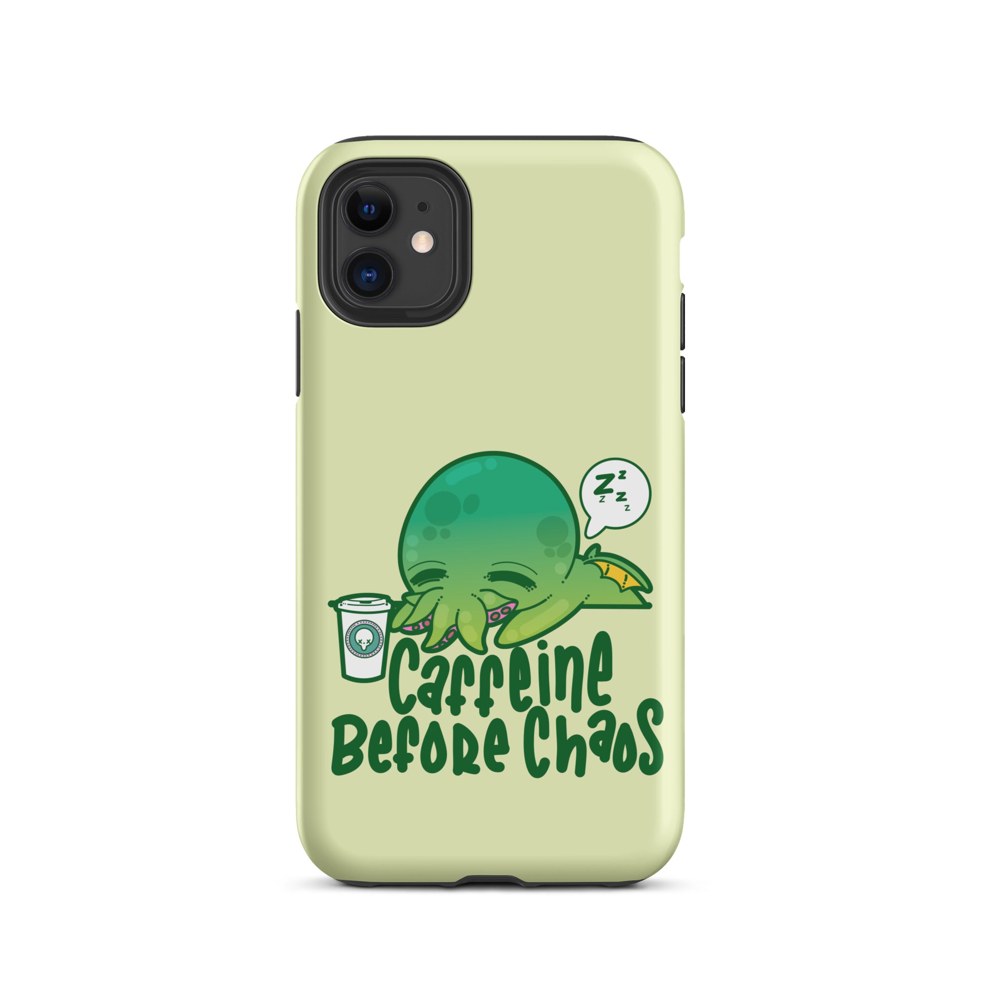 CAFFEINE BEFORE CHAOS - Tough Case for iPhone® - ChubbleGumLLC