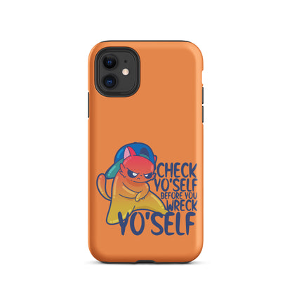 CHECK YOSELF - Tough Case for iPhone® - ChubbleGumLLC