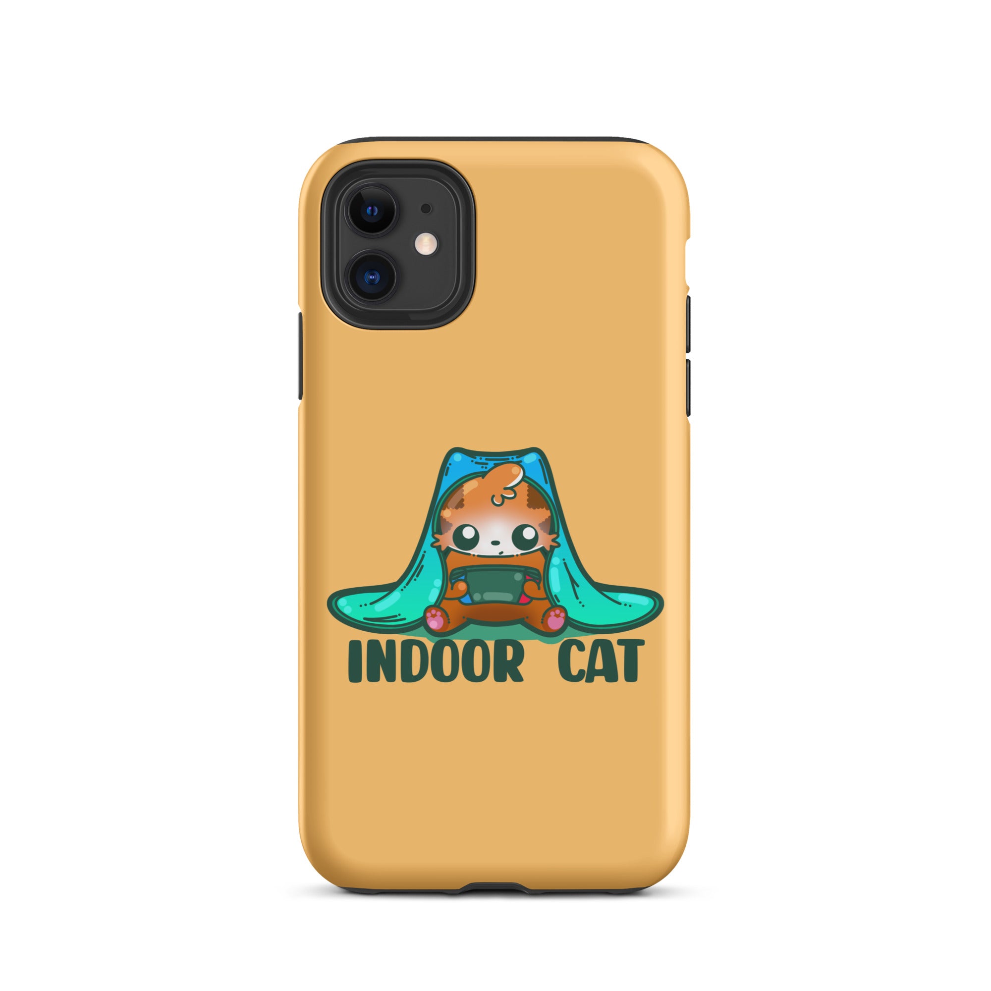 INDOOR CAT - Tough Case for iPhone® - ChubbleGumLLC