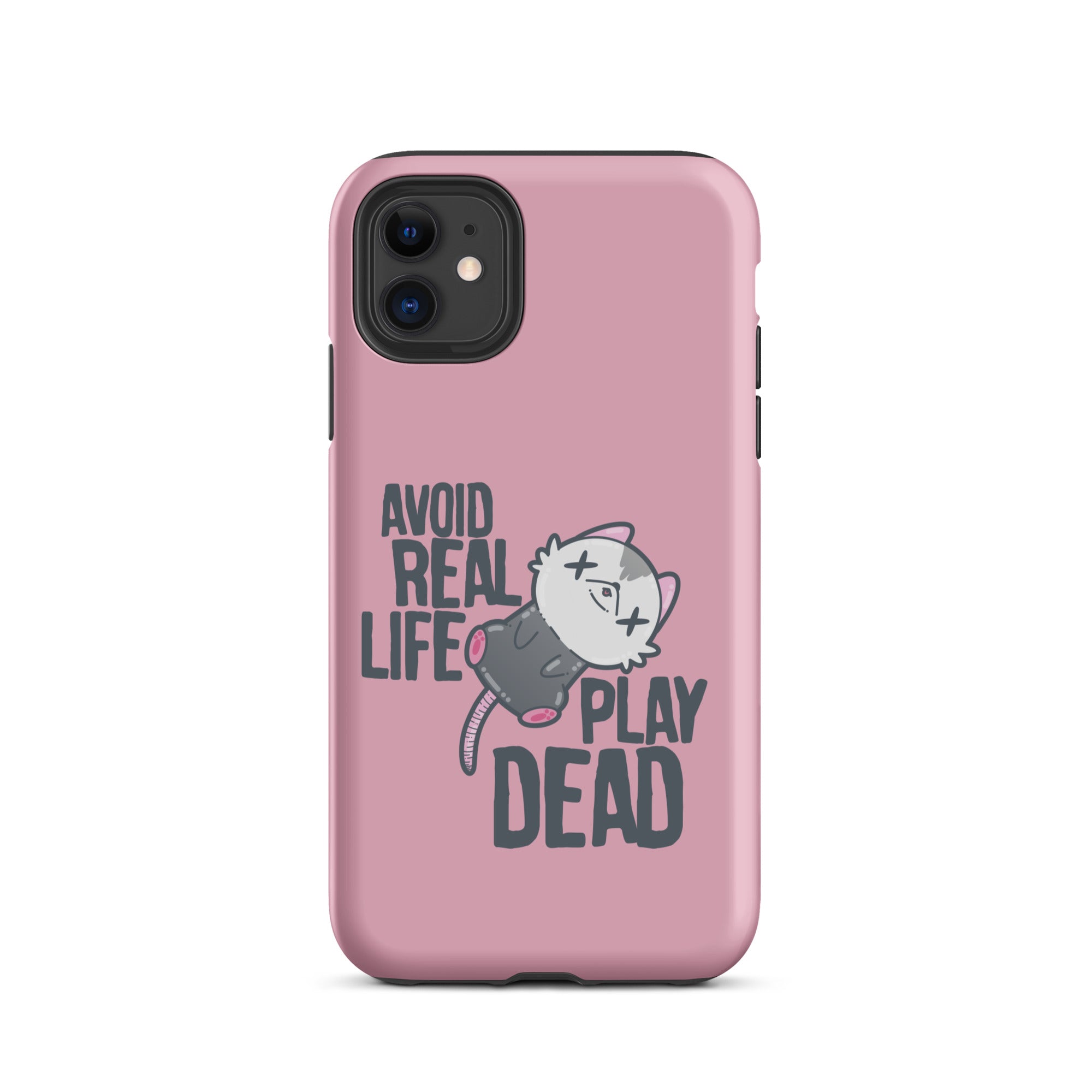 AVOID REAL LIFE PLAY DEAD - Tough Case for iPhone® - ChubbleGumLLC