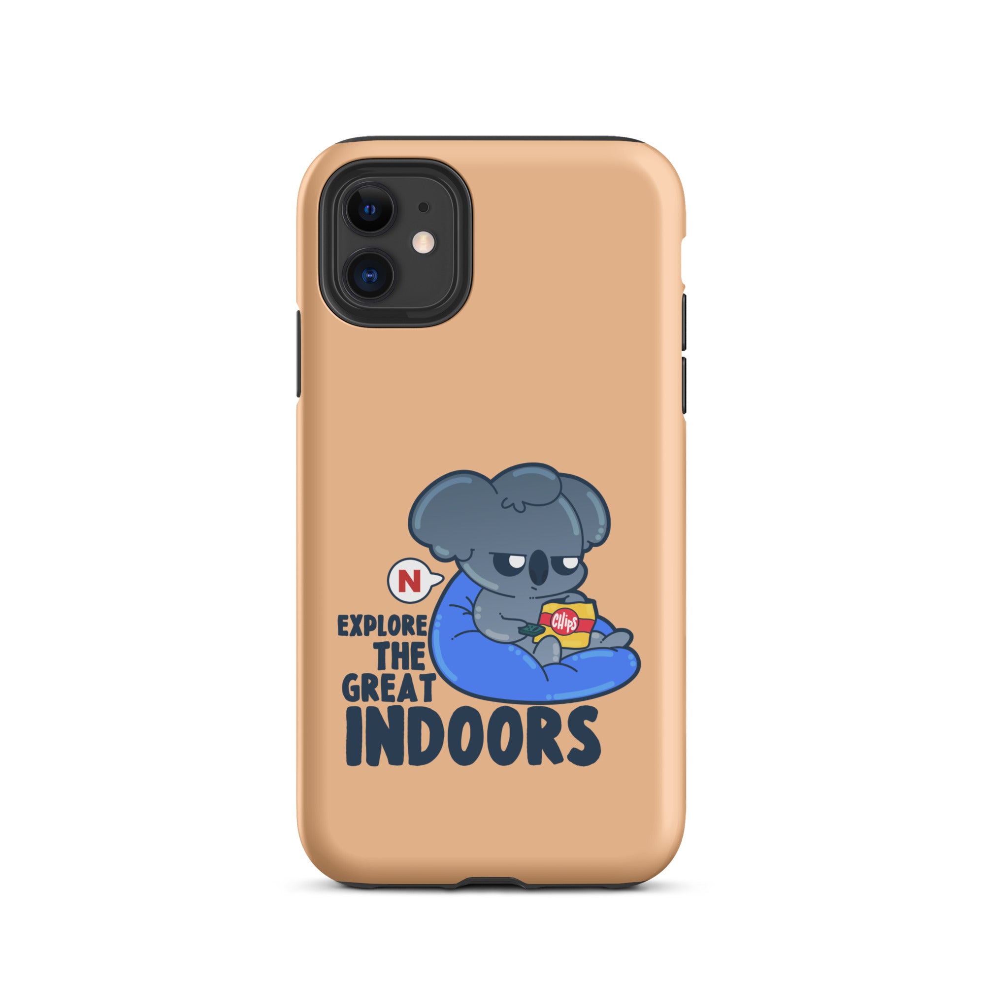 EXPLORE THE GREAT INDOORS - Tough Case for iPhone® - ChubbleGumLLC